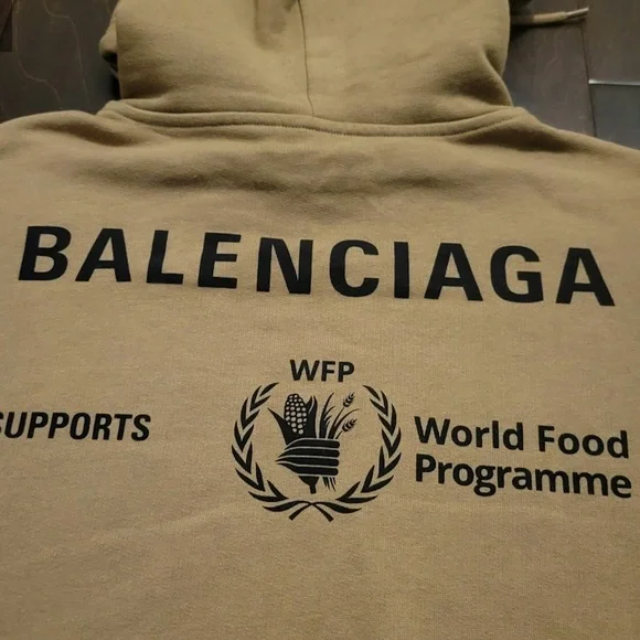 Balenciaga oversized Beige Hoodie